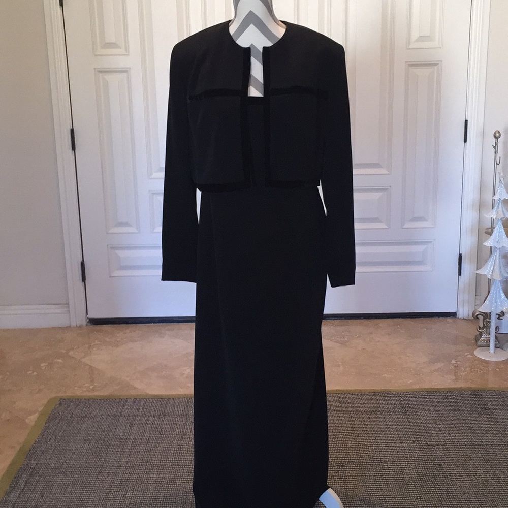 2 piece evening gown
